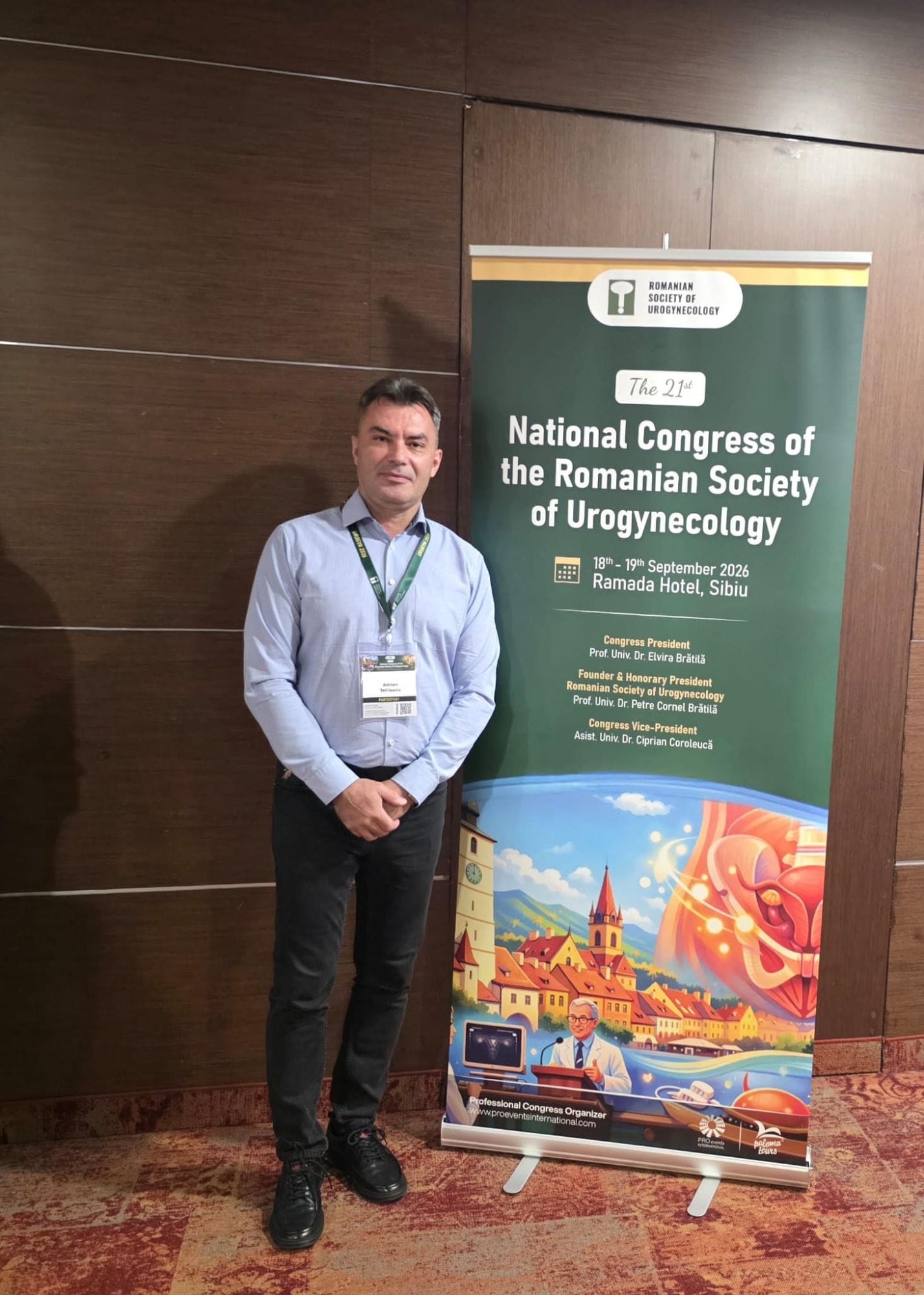 Dr. Tetileanu la Congresul National de Uroginecologie, Sibiu
